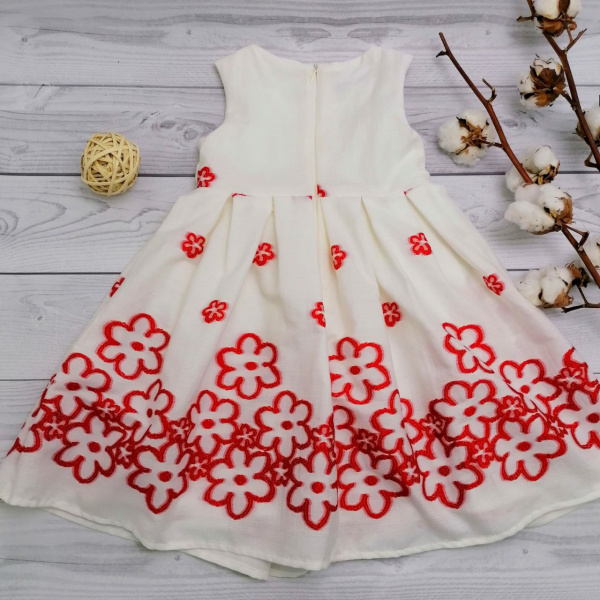 Платье для девочки Bebika (17/30-13), верх: 100% полиэстер, подкладка: 100% натуральный хлопок